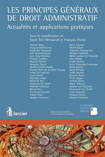 Les principes généraux de droit administratif