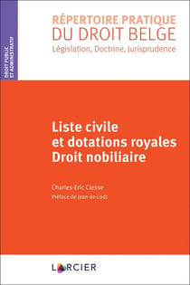 Liste civile et dotations royales - droit nobiliaire