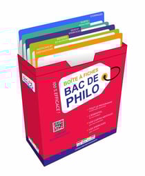 Boîte à fiches : Bac de philo : 80 fiches pour réussir à l'épreuve !