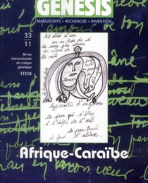 Genesis n.33 : Afrique-Caraïbe