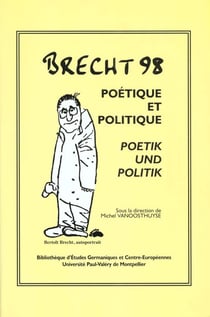 Brecht n.98 - poetique et politique - poetik und politik