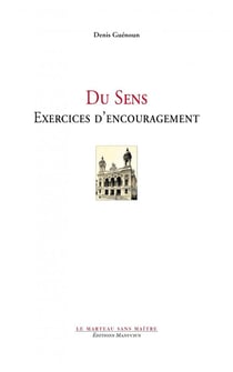 Du sens : exercices d'encouragement