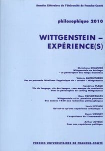 Philosophique - Wittgenstein, expérience(s) (édition 2010)