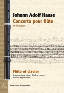 Concerto en ut, pour traverso & clavier Hasse