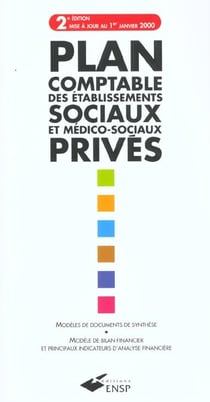 Plan comptable des etablissements sociaux et medico sociaux prives