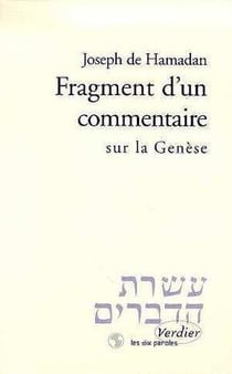 Fragment d'un commentaire sur la genese