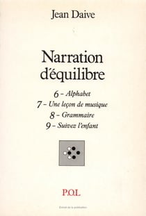 Narration d'équilibre VI, VII, VIII, IX