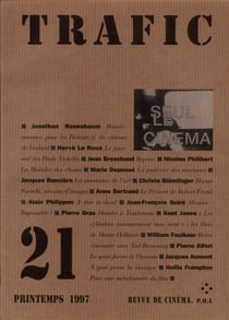 Revue trafic n.21