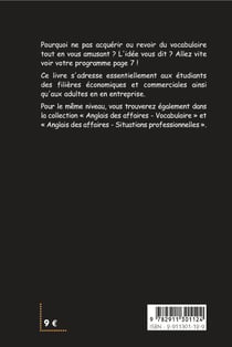 Anglais des affaires - jeux