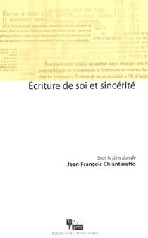 Ecriture de soi et sincérité