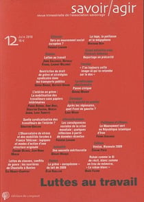 Savoir/agir n.12 : luttes au travail