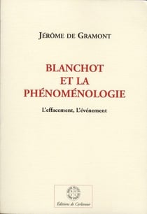 Blanchot et la phénoménologie