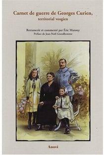 Carnet de guerre de georges curien, territorial vosgien