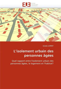 L'isolement urbain des personnes agees