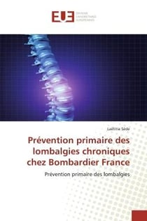 Prévention primaire des lombalgies chroniques chez Bombardier France : Prévention primaire des lombalgies