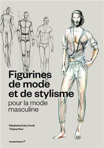 Figurines de mode et de stylisme pour la mode masculine /francais