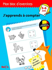 Mon bloc d'exercices : j'apprends à calculer - 5/6 ans