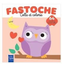 Le hibou / colle et colorie
