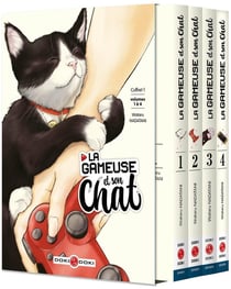 La gameuse et son chat : coffret Tomes 1 à 4