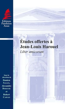 Études offertes à Jean-Louis Harouel - liber amicorum