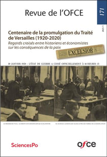 Revue de l'OFCE n.171 : centenaire de la promulgation du traité de Versailles (1920-2020)