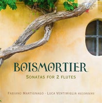 Joseph Bodin de Boismortier : sonates pour 2 flûtes