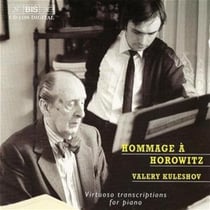 Oeuvres d'Horowitz et transcriptions par Horowitz d'oeuvres de Liszt, Moussorgsk