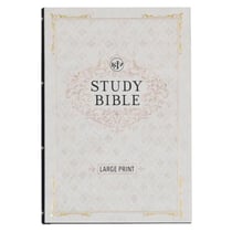 BLACK HARDCOVER LARGE PRINT KING JAMES VERSION STUDY BIBLE