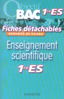 Objectif bac - enseignement scientifique