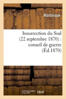 Insurrection du Sud (22 septembre 1870) : conseil de guerre (Éd.1870)