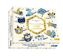 Mes barrettes de fête à paillettes