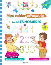 Mon cahier effaçable - J'écris les nombres - PS, MS, GS