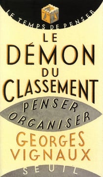 Le démon du classement - penser, organiser
