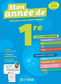 Mon année de : 1re - Spécialités scientifiques - Enseignements communs (édition 2024)