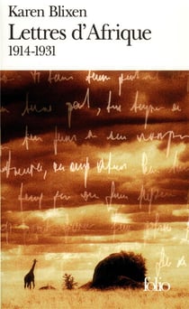 Lettres d'afrique, 1914-1931