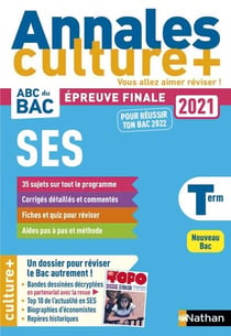 Annales ABC du bac - sujets & corrigés : sciences économiques et sociales : terminale : culture + (édition 2020)