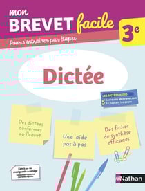 Mon brevet facile : dictée - 3e (édition 2021)