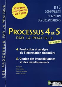 Processus 4 et 5 par la pratique - BTS comptabilité et organisation des organisations - production et analyse de l'information financière - gestion des immobilisations et des investissements - 1e année