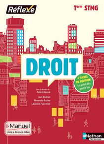 Droit - terminale STMG - livre et licence de l'élève (édition 2017)