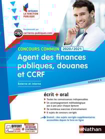 Concours commun agent des finances publiques, des douanes et CCRF, catégorie c (édition 2020/2021)