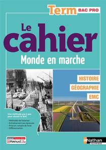 Histoire, géographie, EMC - Terminale Bac Pro - Le cahier (édition 2024)