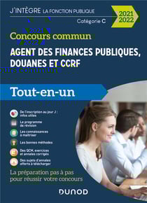 Concours commun agent des finances publiques, douanes et ccrf - 2020-2021 - categorie c -tout-en-un