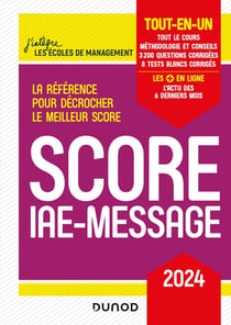 Score IAE-Message - tout-en-un (édition 2024)