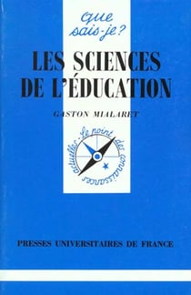 Les sciences de l'éducation