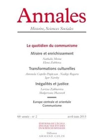 Annales. histoire, sciences sociales - vol. 68 (2/2013)