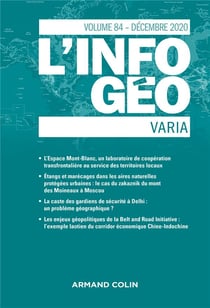 L'information géographique - n°4/2020 Varia