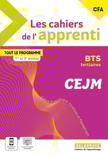 Les cahiers de l'apprenti Culture économique, juridique et managériale (CEJM) 1ère et 2ème année BTS (2025) - Pochette élève