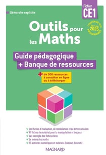 Outils pour les maths : Outils pour les Maths CE1 par domaine (2025) : Guide pédagogique + Banque de ressources