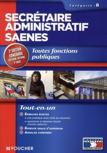 Secrétaire administratif saenes catégorie b (édition 2011)
