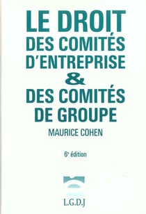 Les comités d'entreprise & des comités de groupe (6e édition)